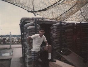 Ron Amen during his tour of duty in Vietnam in 1967. Courtesy of Ron Amen.