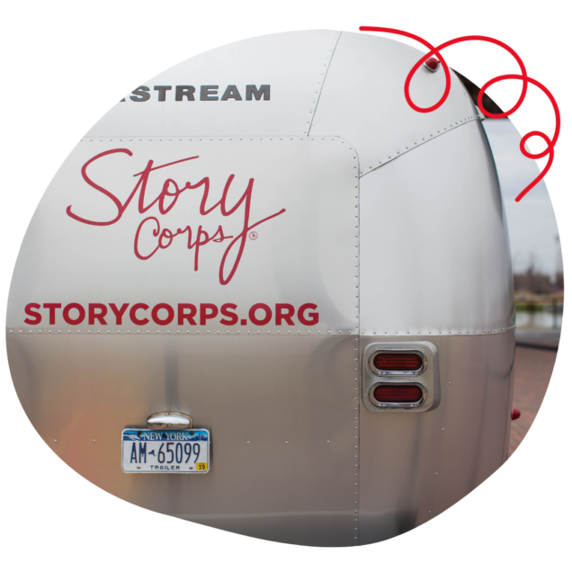 StoryCorps Mobile airstream trailer.